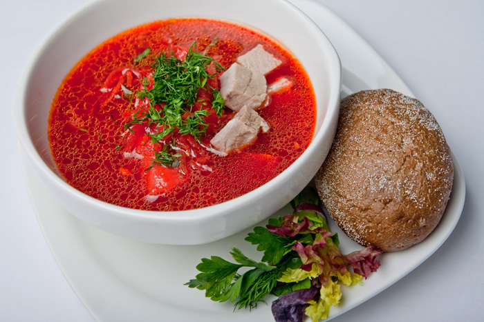 борщ из банки из заготовки для борща