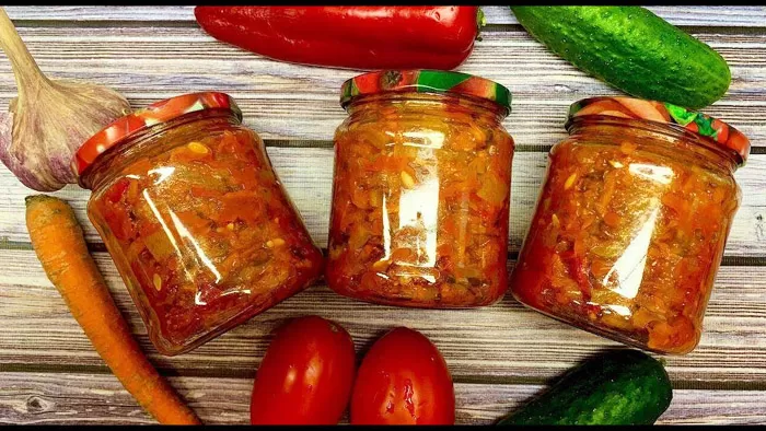 икра из переросших огурцов 